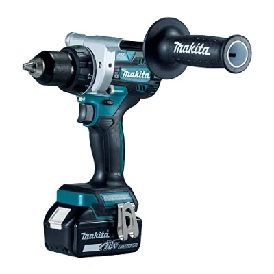 Immagine di Makita Akku Bohrschrauber DDF486RTJ 18V Set 2x5,0Ah+LGDC18RC 0 550/0 2100U/min MACP. Trapano avvitatore a batteria 18 V Li Ion brushless