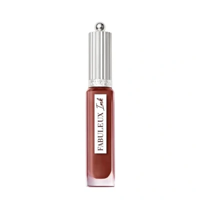 Immagine di Bourjois Fabuleux Ink Lacquer, 03 Moka&#039;ddiction, tinta labbra glossata, formula idratante. Arricchita con olio di girasole, no transfer, non secca e a prova sbavatura, tenuta fino 8 ore, 3,5 ml
