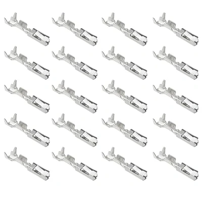 Immagine di ECSiNG 50 contatti a crimpare per micro timer N90764701, compatibili con cavi VW terminali di riparazione pin 0,50 mm² 0,75 33 0177