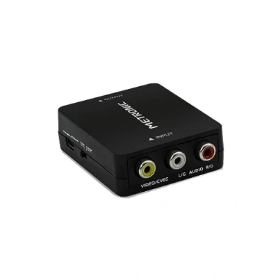 Immagine di Metronic Convertitore adattatore RCA a HDMI universale uscita regolabile 720P / 1080P Audio Video Console Xbox 360, PS1, PS2, WII, N64, Gamecube, Snes, NES, PSP, Fotocamera, Lettore DVD, VHS 370276