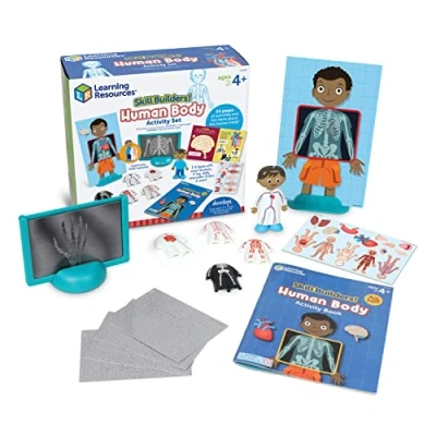 Immagine di Learning Resources Set Corpo Umano Skill Builders, 17 Pezzi, dai 4 Anni in avanti, apprendimento, Scienza, Libro di attività prescolari, Taglia Unica, LER1261