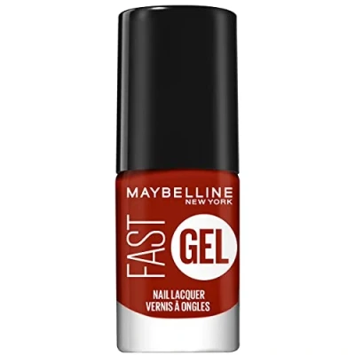 Immagine di Maybelline New York Smalto Unghie Fast Gel, ad Asciugatura Rapida Effetto Gel Lucido, Tenuta fino a 10 Giorni (con utilizzo di top coat), Formula Vegana, Colore: 11 Red Punch