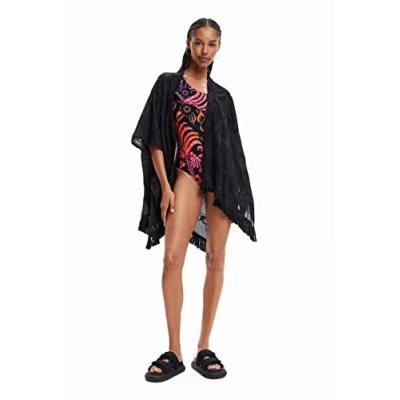 Immagine di Desigual Kaftan Clara Mantella, Donna, Taglia: One Size, Black