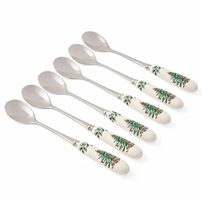 Immagine di Spode Cucchiaino da tè con albero di Natale, set 6 (multicolore)