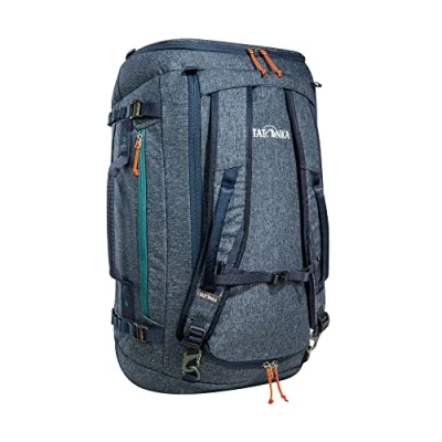 Immagine di Tatonka Duffle Bag 45L Borsa da viaggio pieghevole con funzione zaino, richiudibile, piccola capacità di 45 litri, Blu, volume litri