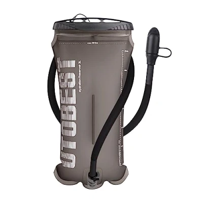 Immagine di UTOBEST Vescica d&#039;Acqua da 1,5 l, 2 3 in TPU, Senza BPA, a Prova di perdite, per Escursioni, Corsa, Ciclismo, Campeggio, UTR211