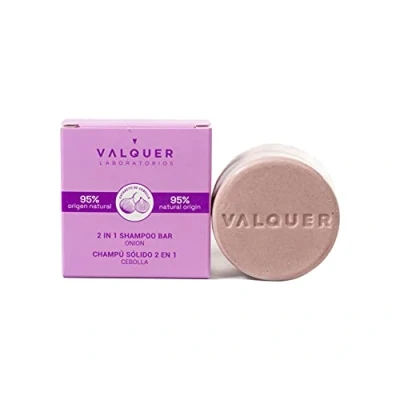 Immagine di Valquer Profesional Laboratorios 2 in 1 solid Shampoo (shampoo and conditioner) 95% natural ingredients All hair types Vegan Organic 70 Gr