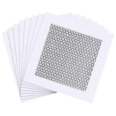 Immagine di 8 pz Kit di riparazione per pareti in fibra vetro, patch da Parete Riparazione, cartongesso copertura crepe, toppe autoadesive alluminio