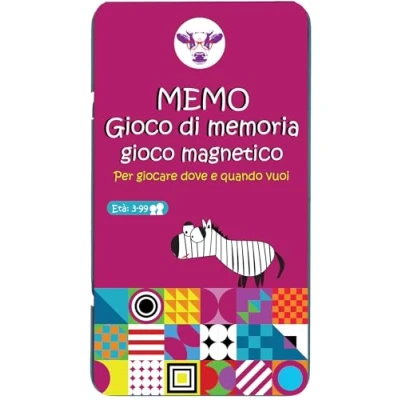 Immagine di Purple Cow Memo. Gioco di Memoria Magnetico, Colore Viola, 7290018133026