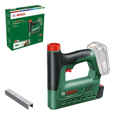 Immagine di Bosch Home and Garden UniversalTacker 18V 14 06032A7000 Graffettatrice a batteria tipo graffette 53 Lunghezza 6 mm senza