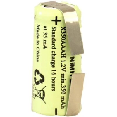 Immagine di XCell Batteria ricaricabile speciale 1/2 AAA linguette a saldare U NiMH 1.2 V 350 mAh