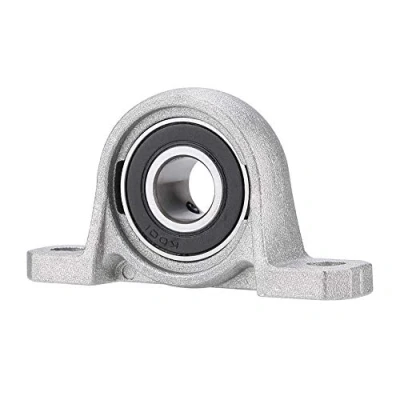 Immagine di KP001 12mm Cuscinetti a Blocchetto di Cuscino Flangia Foro Autoregolazione Supporto Centrale in Lega Zinco Cuscinetto Verticale