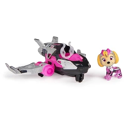 Immagine di Paw Patrol, Jet di Skye Tematizzato Super Film, con Luci e Suoni, Giochi Bambini Bambine, 3+ Anni