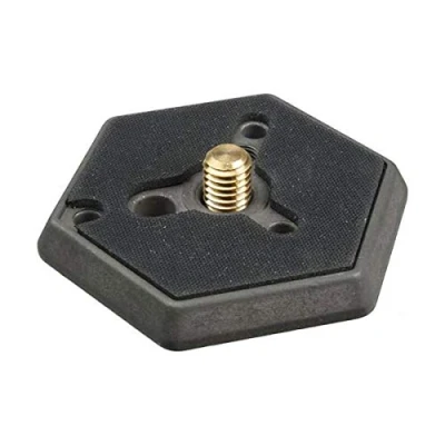 Immagine di Manfrotto 030 38 Piastra di montaggio esagonale a sgancio rapido ricambio con filettatura 3/8