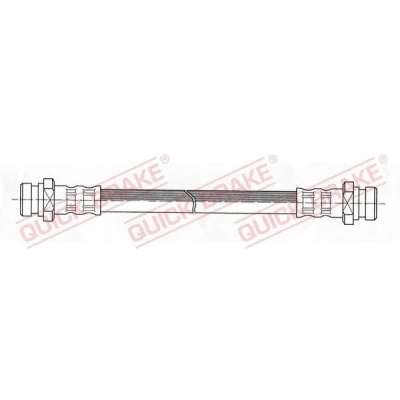 Immagine di QUICK BRAKE 27.037 Tubi Freno 206mm M10x1 con filettatura interna