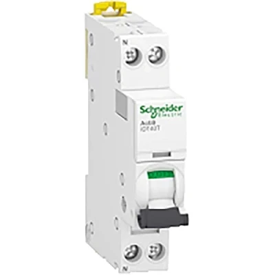 Immagine di Schneider Electric Acti9 iDT40T Interruttore modulare 1P+N 40A curva C 4500A/6kA A9P22640