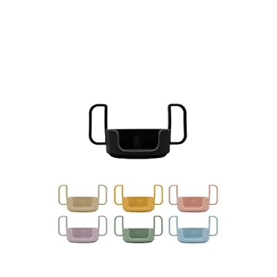 Immagine di design Letters Manico per tazza Sippy Tritan neonati e bambini nero svezzamento con un unico Adatto a tutti i bicchieri Senza BPA
