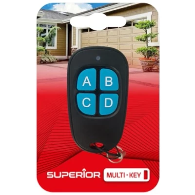 Immagine di Superior MULTI KEY Radiocomando universale a quattro canali Frequenza variabile da 433.92 898 MHz codice fisso