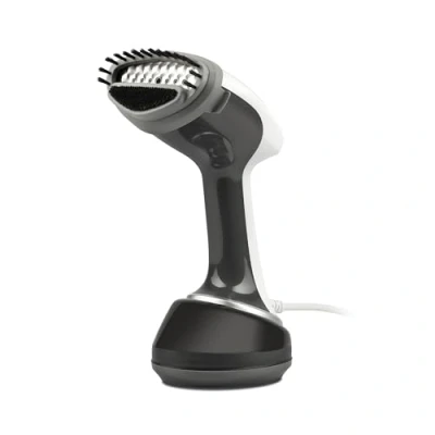 Immagine di Girmi ST92 Ferro da Stiro Verticale a Vapore viaggio, Stiratrice,1700 W, Piastra INOX, Capacità 360cc, Funzione Auto spegnimento, Pronto in 40 sec, Accessori inclusi, Bianco/Grigio
