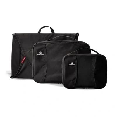 Immagine di Eagle Creek Pack it Starter Set da 3 pezzi (cartella media per indumenti/cubo piccolo), Nero, Taglia unica,