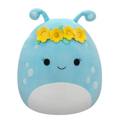 Immagine di Squishmallows SQCR05479 Natnat das Alien con corona di fiori, 40 cm, peluche ufficiale Jazwares