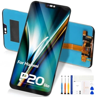 Immagine di Schermo per Huawei P20 Lite/Nova 3e LCD Display, Lite Touch Screen Digitizer Glass Ricambio Replacement Assembly Nova 3E, ANE LX2 L22 LX1 L21 AL00