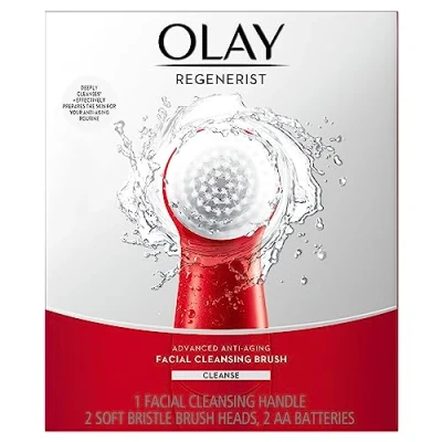 Immagine di Olay Regenerist Spazzola per la pulizia del viso, esfoliante con 2 testine