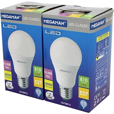 Immagine di Megaman IDV Lampadina LED Classic MM21945 (VE2) E27/828 A60 LED/Multi 4020856219452
