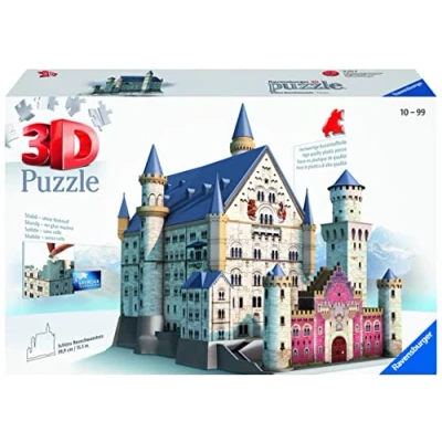 Immagine di Ravensburger Italy Puzzle 3D Castello di Neuschwanstein, 216 Pezzi, Multicolore, 125739