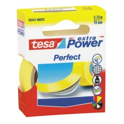 Immagine di tesa PERFECT 56341 00030 03 Nastro in tessuto tesa® extra Power Giallo (L x L) 2.75 m 19 mm 1 pz.