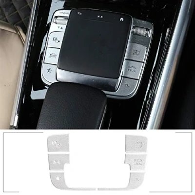 Immagine di Caratteristiche delle console centrali dell&#039;auto Adesivi per pulsanti Benz Classe A B W177 W247 GLB X247 GLA X156 CLA W118 2020 Accessorio