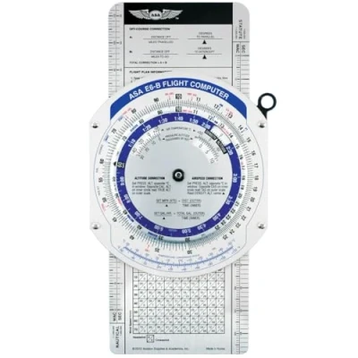 Immagine di ASA E6 color Flight computer Navigation calcolatrice Vfr Ifr aviazione