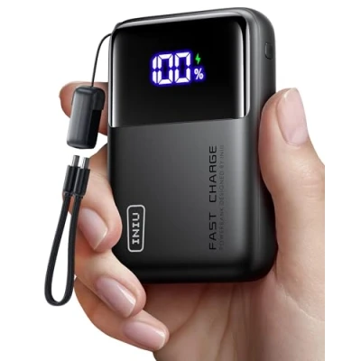 Immagine di INIU Power Bank, 25000mAh 100W Powerbank Ricarica Rapida,Display LED USB C Input &amp; Output Caricatore Portatile PD3.0 QC4.0 per MacBook iPhone 16 15 14 13 12 Pro Max Samsung S24 S23 iPad etc