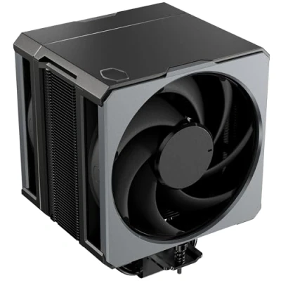 Immagine di Cooler Master Hyper 612 Apex CPU Dissipatore Aria 6 Tubi Calore Conduttivi (TDP 260W), Doppie Ventole Mobius 120P 120mm, Compatto, Zero Interferenze RAM Compatibile AMD e Intel