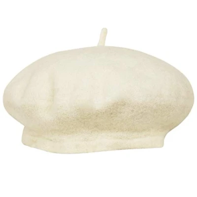 Immagine di TRIXES berretto francese Cappello a tema travestimento taglia unica da donna in lana classico autunno primavera inverno vintage tinta unita