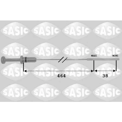 Immagine di SASIC 1940021 Asta Livello Olio PEUGEOT: 206 Hatchback, 307 SW, CITROËN: Xsara Picasso, C3 I Saxo Hatchback