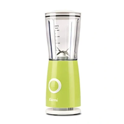Immagine di Girmi FR03 Frullatore Elettrico, 170W, 4 Lame in Acciaio INOX, 400 ml, Bicchiere Graduato, Verde