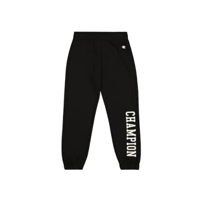 Immagine di Champion Legacy Graphic Shop G (405027) Ultra Light Soft Compact Powerblend Fleece Elastic Cuff Pantaloni da Tuta, Nero, 5 6 Anni Bambina