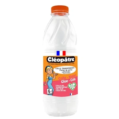 Immagine di Cléopâtre CT1L Ricarica di colla trasparente in bottiglia, 1 kg