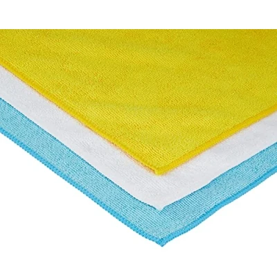 Immagine di Amazon Basics panno per la pulizia in microfibra, Confezione da 12, Multicolore, 30.5 L x 40.5 W cm