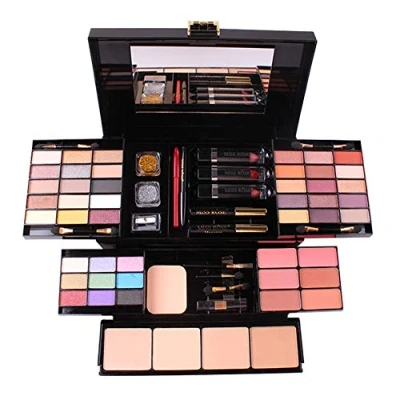 Immagine di PhantomSky 39 Colori Ombretto Tavolozza Trucco Regalo Set Kit Cosmetico Combinazione con Rossetto, Blush e Correttore #1 Perfetto per uso Professionale Quotidiano