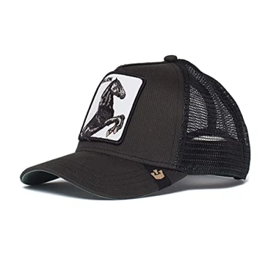 Immagine di Goorin Bros. Animal Farm, Cappello da Camionista Uomo con Chiusura a Scatto Posteriore, Cavallo Nero, Taglia Unica, Unica