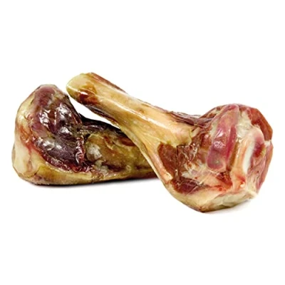 Immagine di ARQUIVET Pack 12 unità 2 mezzi ossi prosciutto serrano snack naturali per cani di tutte le razze premi, riconoscimenti masticabili