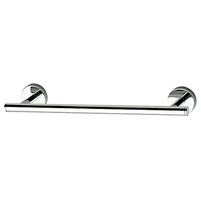 Immagine di Kibath 324674 Barra Asciugamani Design Realizzato in acciaio inox e finitura cromata lucida. Con due opzioni di fissaggio, adesivo o viti