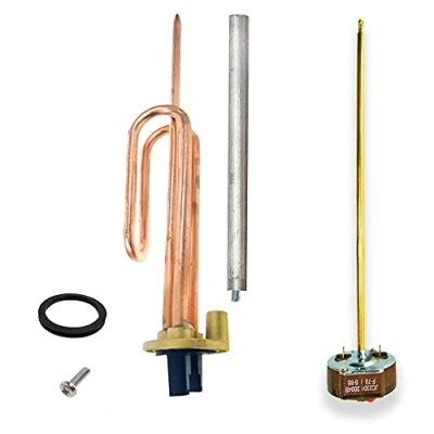 Immagine di GOLDMAN SERVICE Kit di riparazione termico elettrico Resistenza 2000 W, anodo magnesio, termostato, guarnizione in gomma, vite