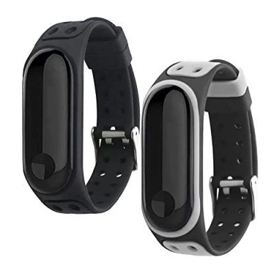 Immagine di T BLUER cinturino compatibile con Xiaomi Mi Band 7, 6, colorato in silicone per 7 6 5, chiusure Fascia fitness adatta a tutte le dimensioni, senza tracker incluso