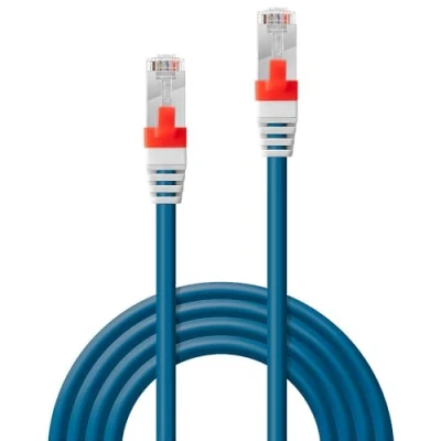 Immagine di LINDY 45382 RJ45 cavo di rete, patch CAT 6 S/STP 30.00 m Blu 1 pz.