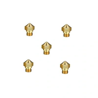 Immagine di S SIENOC in ottone estrusore ugello stampa testine compatibile per stampanti 3D Makerbot di M7 MK10 1.75mm (0.6mm 5 Pezzi)