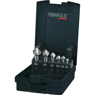 Immagine di RUKO A102152RO KIT svasatori conici 6 parti 6.3 mm, 8.3 10.4 12.4 16.5 20.5 mm HSS 1