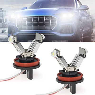 Immagine di Biqing H8 LED Angel Eyes,12W Fari Eyes Halo anello Marker luce laterale lampadina Canbus per E82 E87 E90 E91 E92 M3 E93 E60 E61 E63 E70 X5 E71 X6 E89 Z4